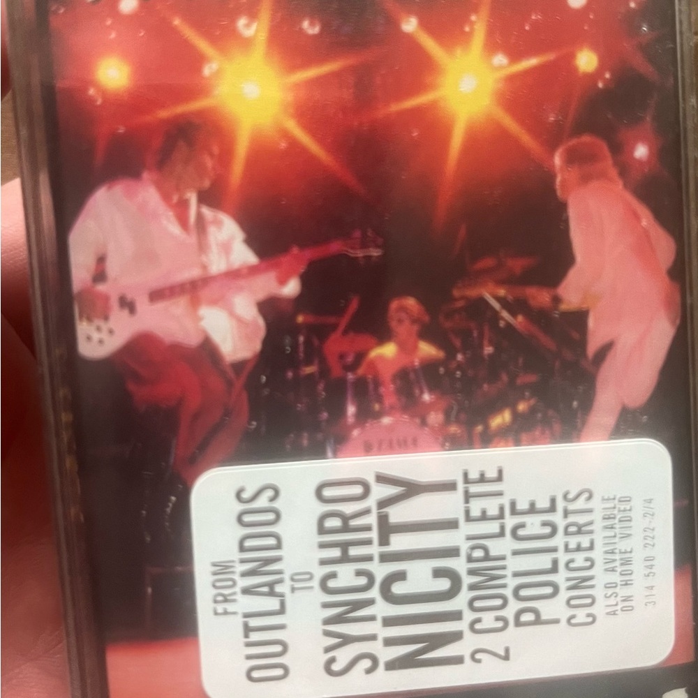 Rare The Police live audio cassette NIP double cassette